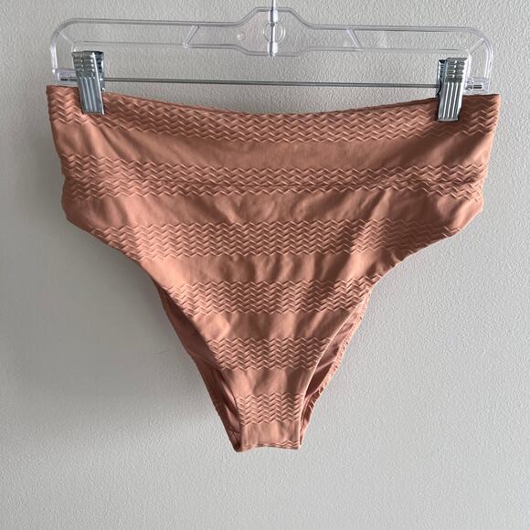 NWT Aerie High Cut Cheeky Bikini Bottoms Size L - Picture 1 of 4